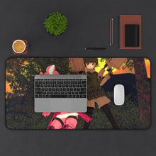 Load image into Gallery viewer, Sword Art Online Alternative: Gun Gale Online Mouse Pad (Desk Mat) With Laptop