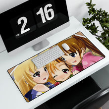 Load image into Gallery viewer, Magical Girl Lyrical Nanoha Mouse Pad (Desk Mat) With Laptop