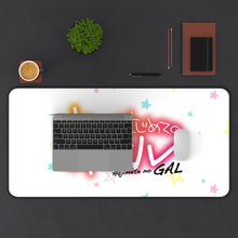 Load image into Gallery viewer, Hajimete No Gal Mouse Pad (Desk Mat) With Laptop