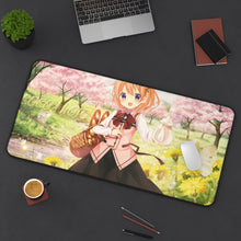 Load image into Gallery viewer, Is The Order A Rabbit? Mouse Pad (Desk Mat) On Desk