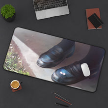 Load image into Gallery viewer, Anime girl shoes with a cherry blossom petal Mouse Pad (Desk Mat) On Desk