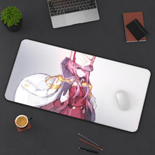 Load image into Gallery viewer, Darling In The FranXX Mouse Pad (Desk Mat) On Desk