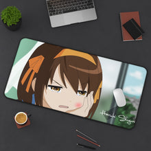 Load image into Gallery viewer, The Melancholy Of Haruhi Suzumiya Mouse Pad (Desk Mat) On Desk