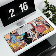 Load image into Gallery viewer, One Piece Nico Robin, Brook, Franky, Jinbe Mouse Pad (Desk Mat) With Laptop