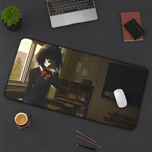 Load image into Gallery viewer, Mei Misaki Mouse Pad (Desk Mat) On Desk