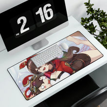 Load image into Gallery viewer, Genshin Impact, Amber, Baron Bunny, Art, Mouse Pad (Desk Mat)