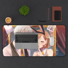 Load image into Gallery viewer, Itsuki Sumeragi and Kaede Manyuda Mouse Pad (Desk Mat) With Laptop