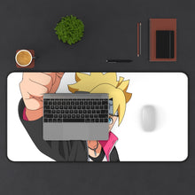 Load image into Gallery viewer, Boruto Mouse Pad (Desk Mat) With Laptop