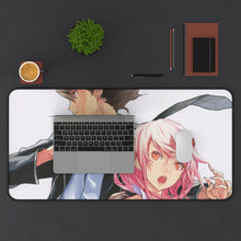 Load image into Gallery viewer, Guilty Crown Inori Yuzuriha Mouse Pad (Desk Mat) With Laptop