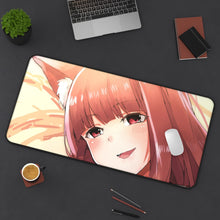 Load image into Gallery viewer, Spice And Wolf Mouse Pad (Desk Mat) On Desk