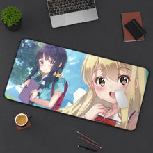 Load image into Gallery viewer, Aho Girl Mouse Pad (Desk Mat) On Desk
