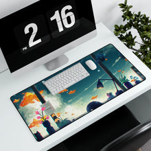Load image into Gallery viewer, View of Goldfish in the Sky from Desktop Mouse Pad (Desk Mat) With Laptop