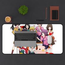 Load image into Gallery viewer, Monogatari (Series) Mouse Pad (Desk Mat) With Laptop