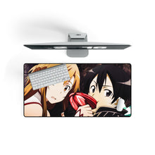 Load image into Gallery viewer, Kirito And Asuna Mouse Pad (Desk Mat)