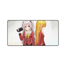 Load image into Gallery viewer, Nao Tomori and Yusa Nishimori holding hands Mouse Pad (Desk Mat)