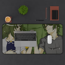 Load image into Gallery viewer, Monogatari (Series) Mouse Pad (Desk Mat) With Laptop