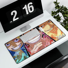 Load image into Gallery viewer, One Piece Monkey D. Luffy Mouse Pad (Desk Mat) With Laptop