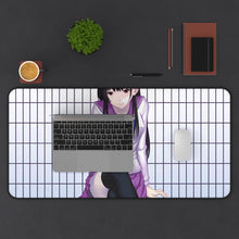 Load image into Gallery viewer, Rea Sanka Mouse Pad (Desk Mat) With Laptop