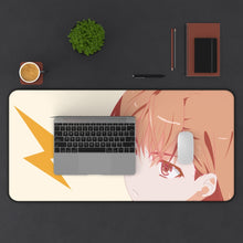 Load image into Gallery viewer, A Certain Scientific Railgun Mikoto Misaka Mouse Pad (Desk Mat) With Laptop