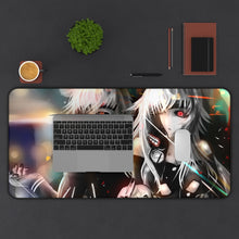 Load image into Gallery viewer, Tokyo Ghoul Ken Kaneki Mouse Pad (Desk Mat) With Laptop