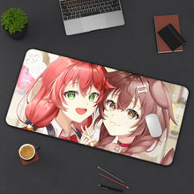 Load image into Gallery viewer, Virtual Youtuber Mouse Pad (Desk Mat) On Desk