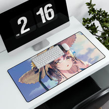 Load image into Gallery viewer, Anime Girl Mouse Pad (Desk Mat) With Laptop