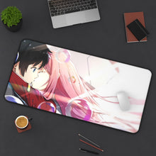 Load image into Gallery viewer, Darling In The FranXX Mouse Pad (Desk Mat) On Desk