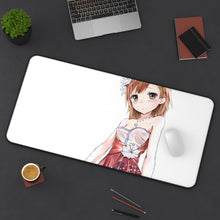 Load image into Gallery viewer, A Certain Magical Index Mikoto Misaka Mouse Pad (Desk Mat) With Laptop