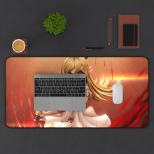 Load image into Gallery viewer, Monogatari (Series) Mouse Pad (Desk Mat) With Laptop