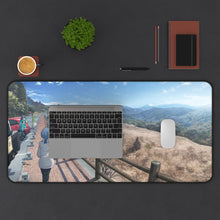 Load image into Gallery viewer, Laid-Back Camp Mouse Pad (Desk Mat) With Laptop