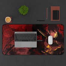 Load image into Gallery viewer, Darker Than Black Hei Mouse Pad (Desk Mat) With Laptop