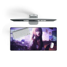 Load image into Gallery viewer, Makise Kurisu Mouse Pad (Desk Mat) On Desk
