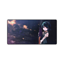 Load image into Gallery viewer, Sad Anime Girl in the Rain Mouse Pad (Desk Mat)