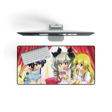 Load image into Gallery viewer, Girls und Panzer Mouse Pad (Desk Mat) On Desk