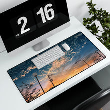 Load image into Gallery viewer, Anime Sunset Mouse Pad (Desk Mat) With Laptop