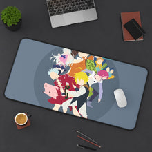 Load image into Gallery viewer, The Seven Deadly Sins Ban, Meliodas, King, Hawk, Gowther Mouse Pad (Desk Mat) On Desk