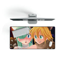 Load image into Gallery viewer, Meliodas and Elizabeth Mouse Pad (Desk Mat)