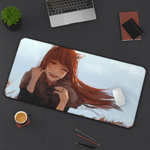 Load image into Gallery viewer, Spice And Wolf Mouse Pad (Desk Mat) On Desk