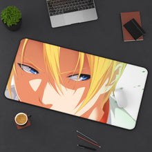 Load image into Gallery viewer, Takumi Aldini Mouse Pad (Desk Mat) On Desk
