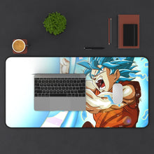 Load image into Gallery viewer, SSGSS Goku Mouse Pad (Desk Mat) With Laptop