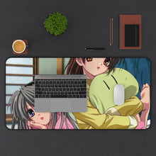 Load image into Gallery viewer, Clannad Nagisa Furukawa, Tomoyo Sakagami Mouse Pad (Desk Mat) With Laptop