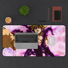 Load image into Gallery viewer, The Seven Deadly Sins Meliodas Mouse Pad (Desk Mat) With Laptop