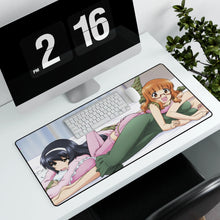 Load image into Gallery viewer, Girls und Panzer Mouse Pad (Desk Mat) With Laptop