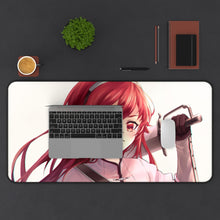 Load image into Gallery viewer, Mushoku Tensei: Jobless Reincarnation Eris Boreas Greyrat Mouse Pad (Desk Mat) With Laptop