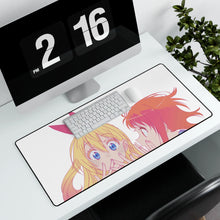 Load image into Gallery viewer, Nisekoi Chitoge Kirisaki, Kosaki Onodera Mouse Pad (Desk Mat) With Laptop
