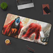 Load image into Gallery viewer, Jinbe (One Piece) Mouse Pad (Desk Mat) On Desk