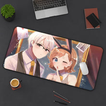 Load image into Gallery viewer, Itsuki Sumeragi and Kaede Manyuda Mouse Pad (Desk Mat) On Desk