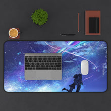 Load image into Gallery viewer, Your Name. Mouse Pad (Desk Mat) With Laptop