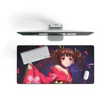 Load image into Gallery viewer, Kabaneri of the Iron Fortress Mumei Mouse Pad (Desk Mat) On Desk