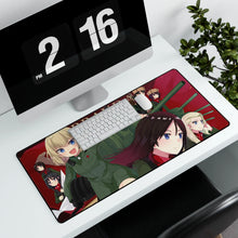 Load image into Gallery viewer, Girls und Panzer Mouse Pad (Desk Mat) With Laptop